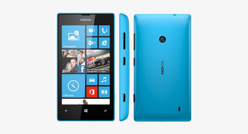 Nokia Lumia - Nokia Lumia 525 Blue, transparent png #2852776