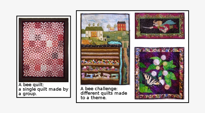 Examples Of Bee Quilts And Bee Challenge Quilts - Bee, transparent png #2853470