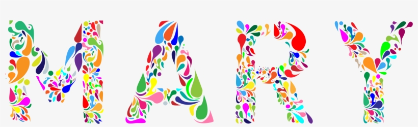 This Free Icons Png Design Of Mary Typography, transparent png #2853688