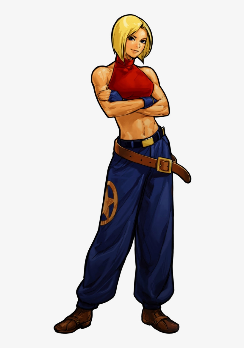 Blue Mary - King Of Fighters Blue Mary, transparent png #2853698