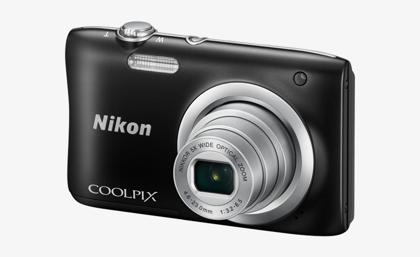 Nikon A10 V=1503091452 - Nikon Coolpix A100 Black, transparent png #2853892
