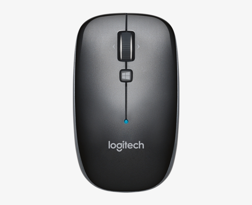 Bluetooth Mouse M557 - Logitech M557 Wireless Mouse - Black, transparent png #2853990
