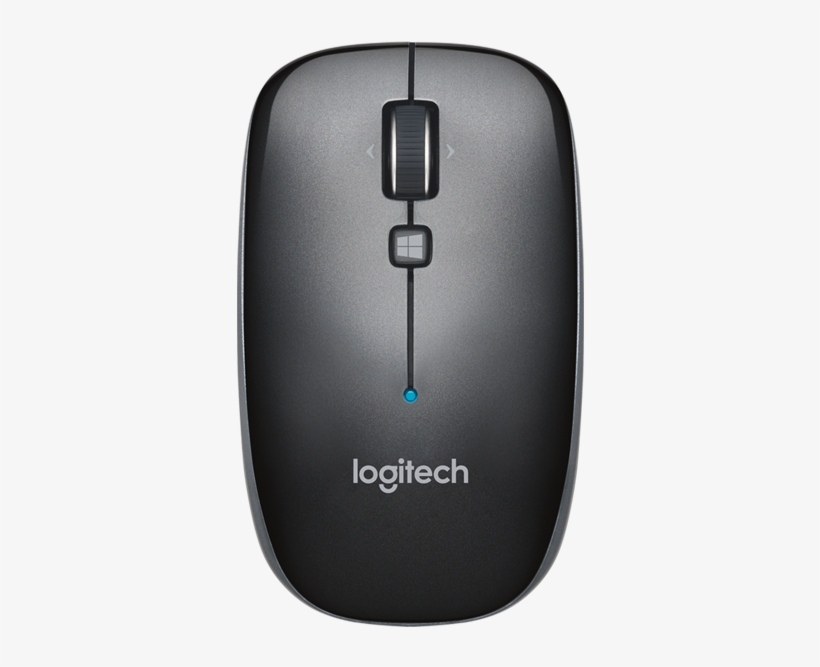 Bluetooth Mouse M557 - Logitech M557 Wireless Mouse - Black, transparent png #2853990