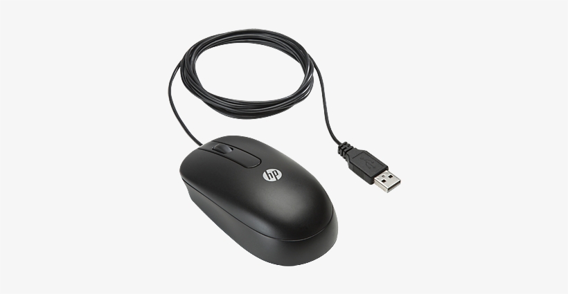 Hp Usb Optical Scroll Mouse - Hp Optical Usb Mouse, transparent png #2854210