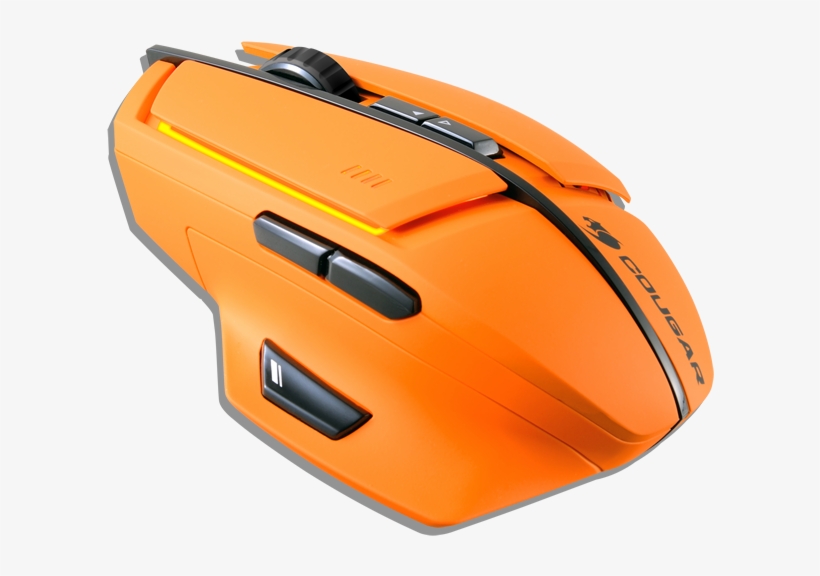 Cougar M600 Gaming Mouse Review - Cougar 600m Gaming Mouse - Orange, transparent png #2854285