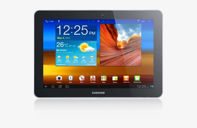 Samsung P1000 Galaxy Tablet - Samsung Tab Below 5000, transparent png #2854614