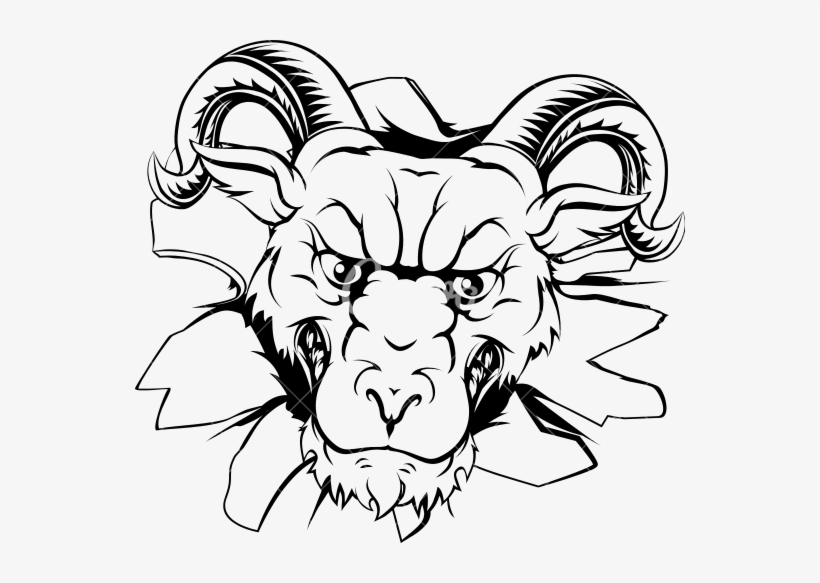 Ram Breaking Through, transparent png #2854890