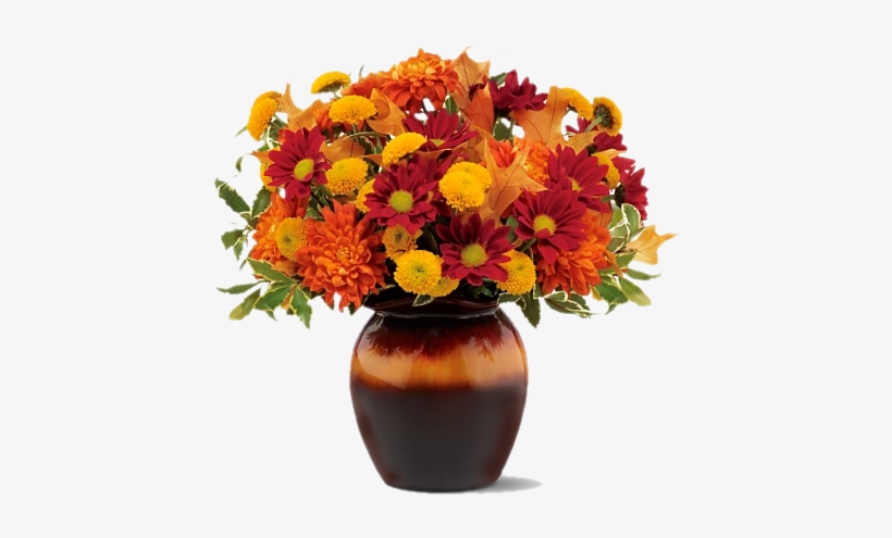 Bukiety Jesienne - Vase Of Fall Flowers, transparent png #2854970