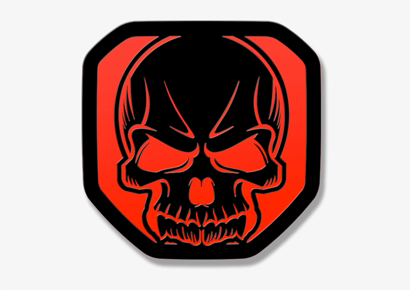 Skull Head Tailgate Emblem 2019-up Ram - Skull, transparent png #2855037