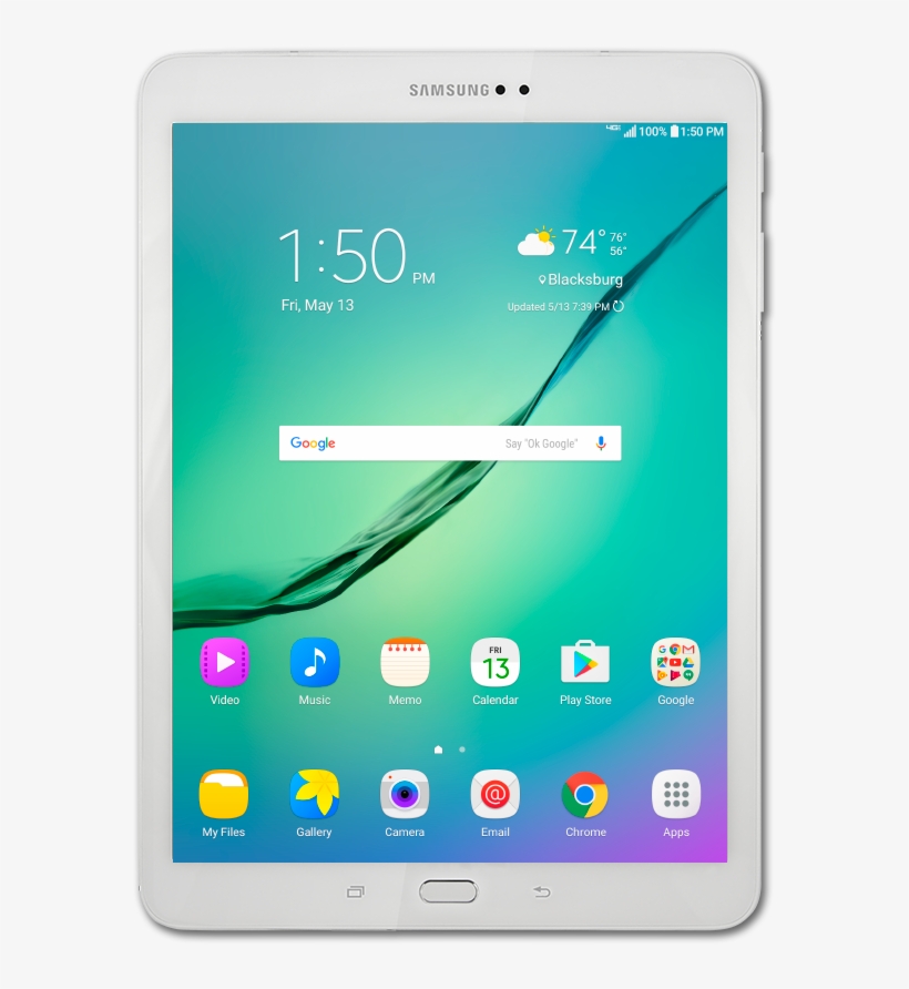 Samsung Galaxy Tab S2 - Wi-fi - 32 Gb - White - 9.7", transparent png #2855151