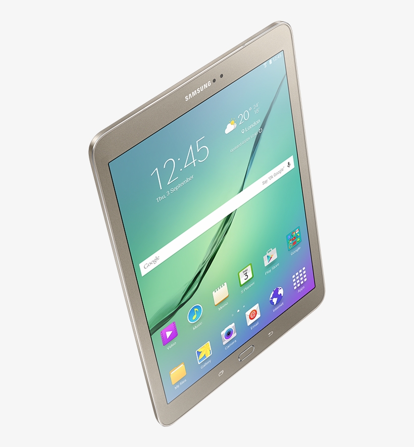 Samsung Galaxy Tab S2 - Samsung Galaxy Tab S2 - 9.7" Tablet - 32gb Gold, transparent png #2855201