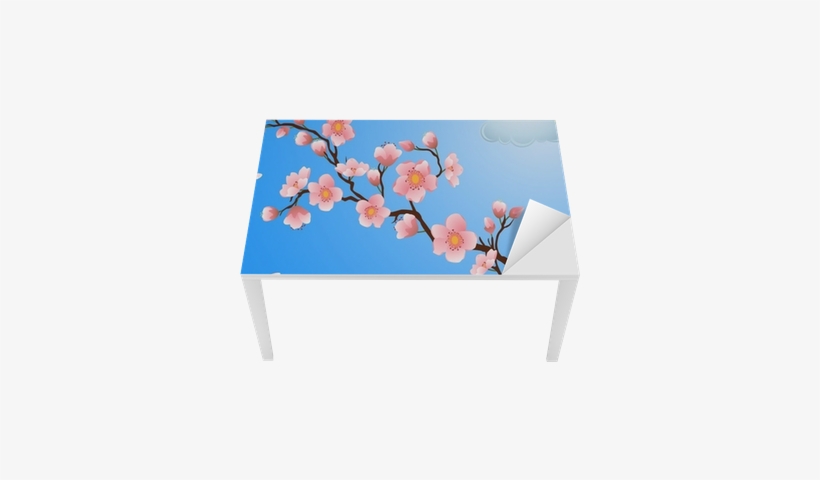 Blooming Cherry Blossom With Falling Petals - Cherry Blossom, transparent png #2855265