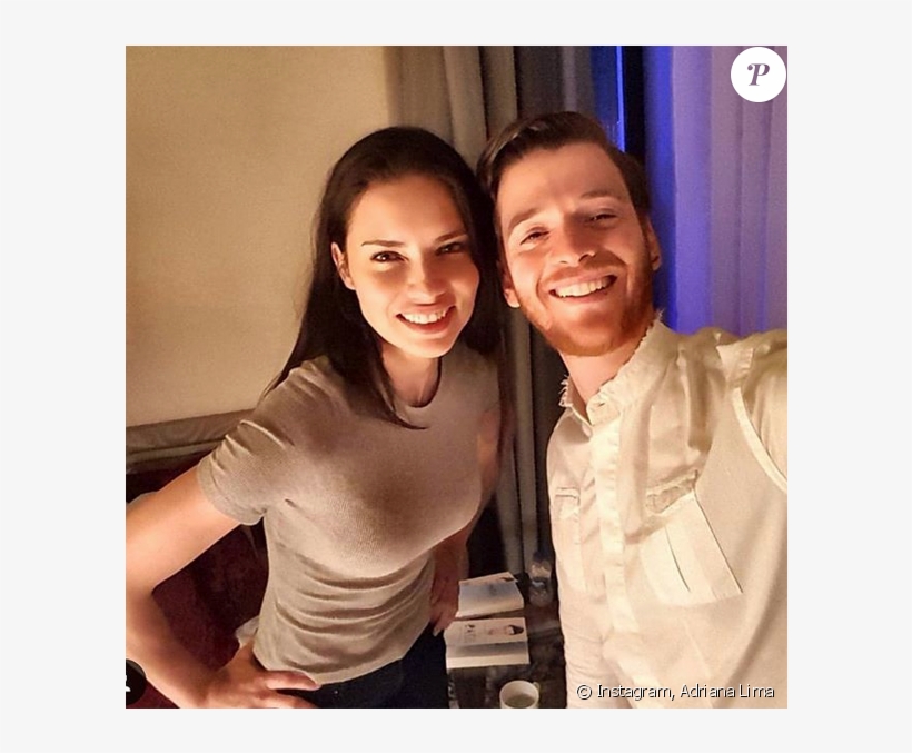 Adriana Lima Et Son Compagnon Metin Hara - Adriana Lima Friend, transparent png #2855308