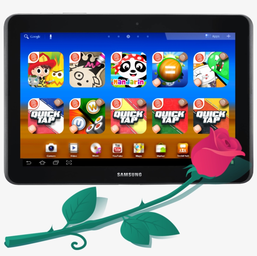 Samsung Galaxy Tab - Tablet Computer, transparent png #2855406