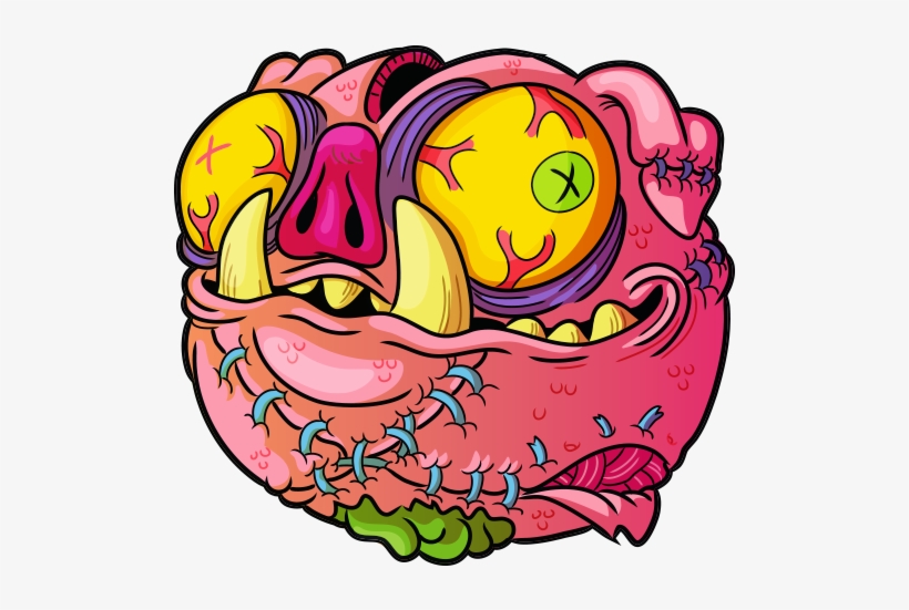 Swine Sucker - Agario Madballs 2 Skins, transparent png #2855483