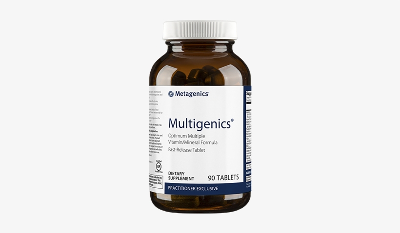 M875 - Metagenics Multigenics 90 Tablets, transparent png #2855599