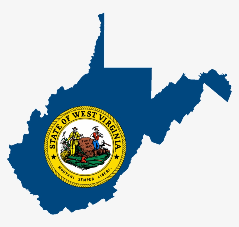 West Virginia Outline Of State, transparent png #2856303