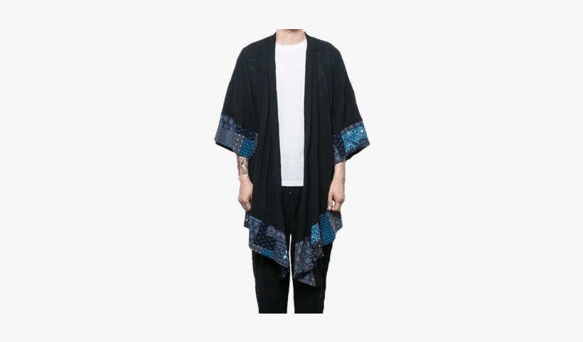 Ninja Kimono - Hzcx Fashion Men's Cotton Linen Blends Vintage Cloak, transparent png #2856464
