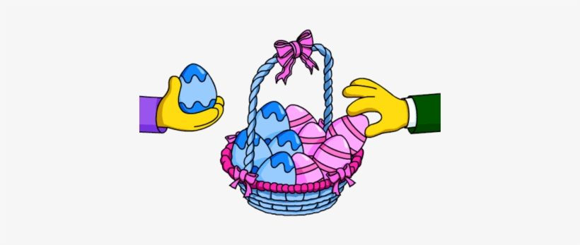 Baskethelp - Simpsons Easter, transparent png #2856515