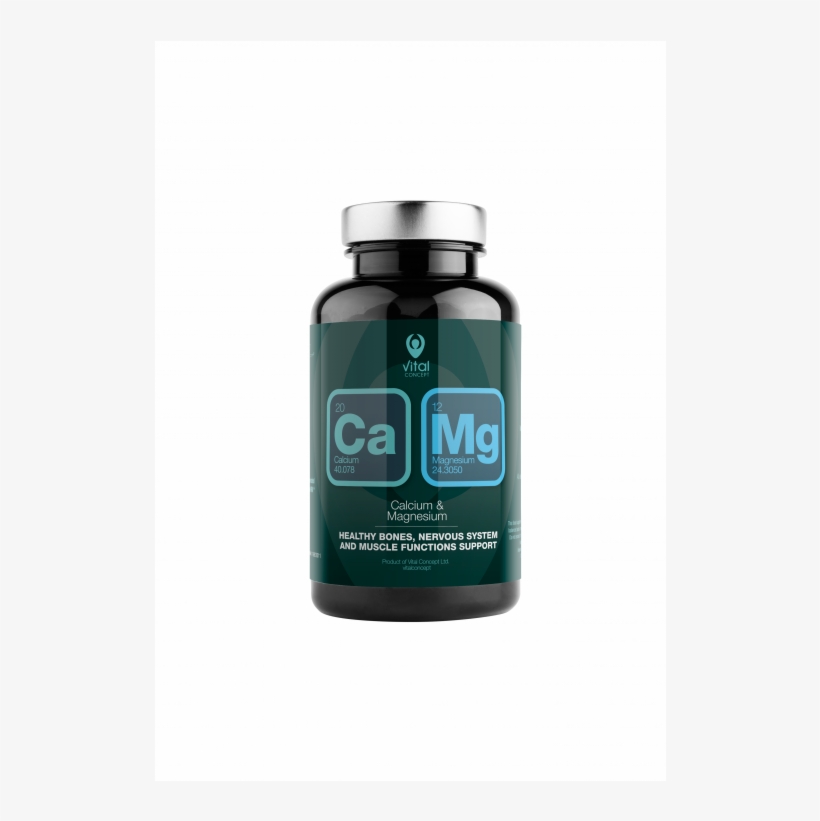 Calcium & Magnesium - Vital Concept Burn, 60 Veg Caps, transparent png #2856879