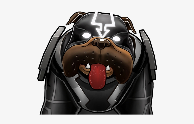 Lockjaw From Marvel Avengers Academy 006 - Pug Marvel, transparent png #2857237