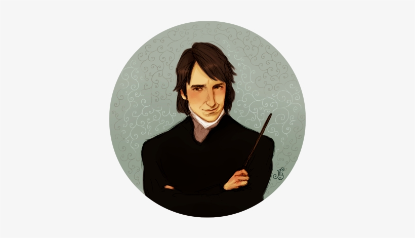 Professor Severus Snape - Snape And Harry Fanart, transparent png #2857357