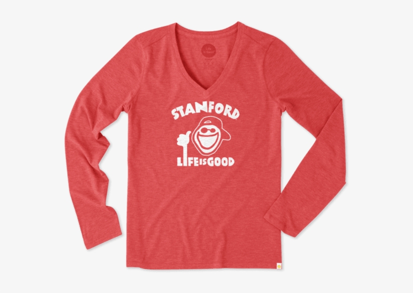 Women's Stanford University Peace Jake Long Sleeve - Life Is Good Women's Villanova Daisy Long Sleeve Cool, transparent png #2857641