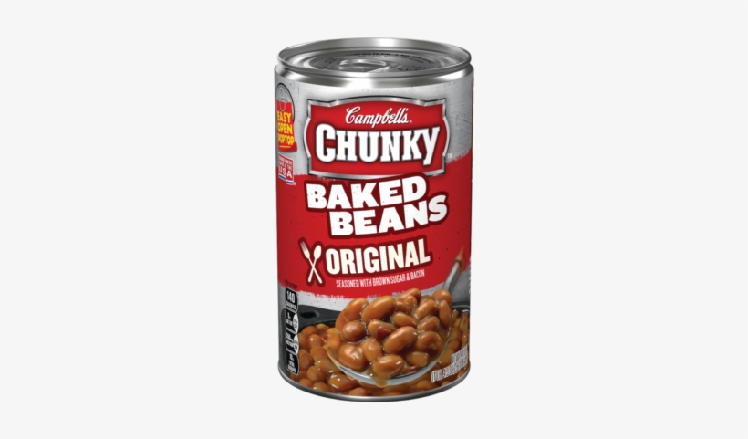 Original Baked Beans - Campbell's Chunky Baked Beans Seasoned With Maple,, transparent png #2857664