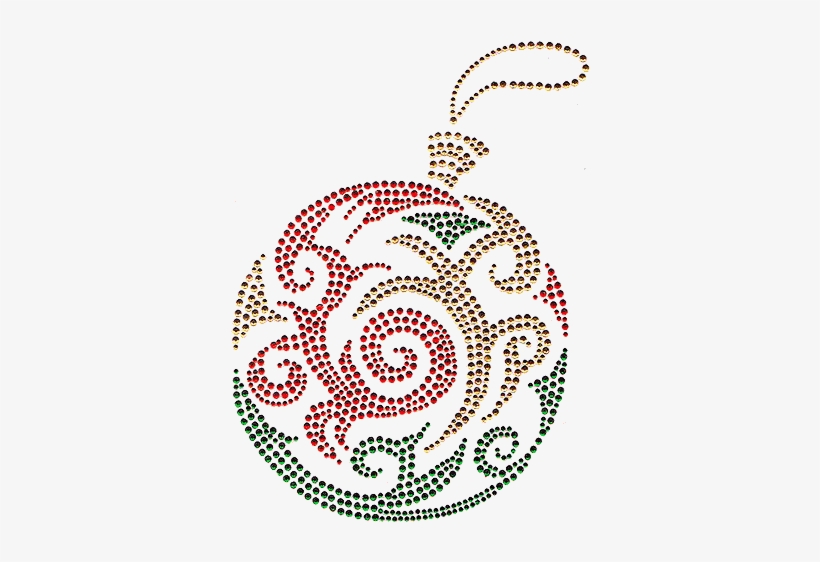 S4608la-red<br>large Christmas Ornament - Circle, transparent png #2857717