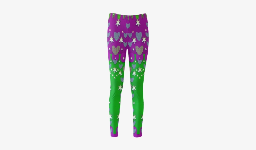 The Brightest Sparkling Stars Is Love Cassandra Women's - Leggings, transparent png #2857807