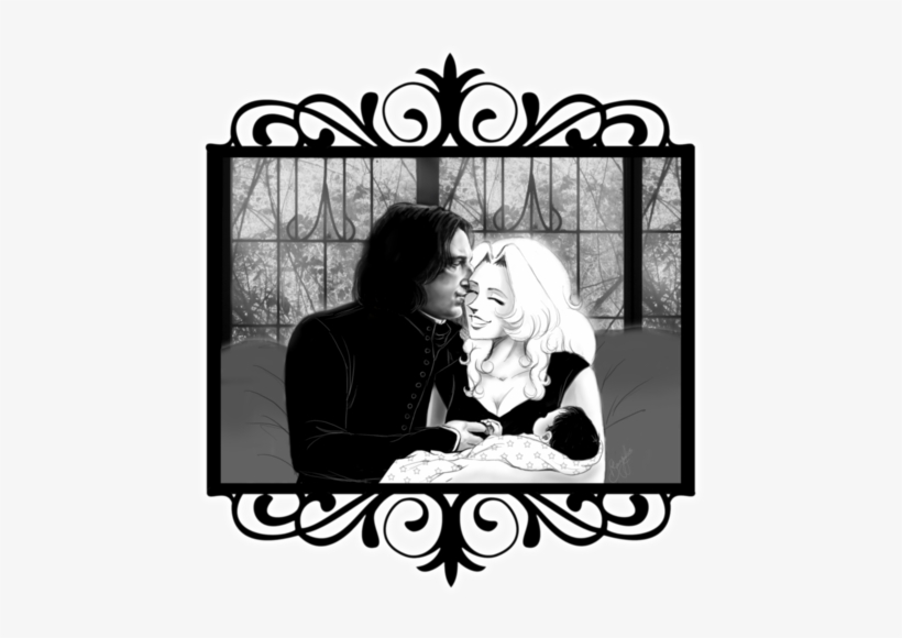 Severus Snape & Original Female Characters Wallpaper - Severus Fanart Snape Love, transparent png #2858206