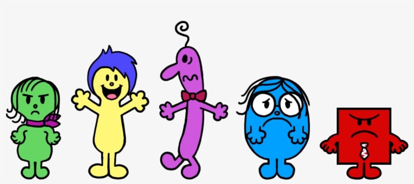 The Emotions From Disney& Pixar's Inside Out In The - Mr Men Little Miss Man, transparent png #2858931
