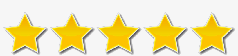 Testimonials - 5 Stars Rating, transparent png #2859345