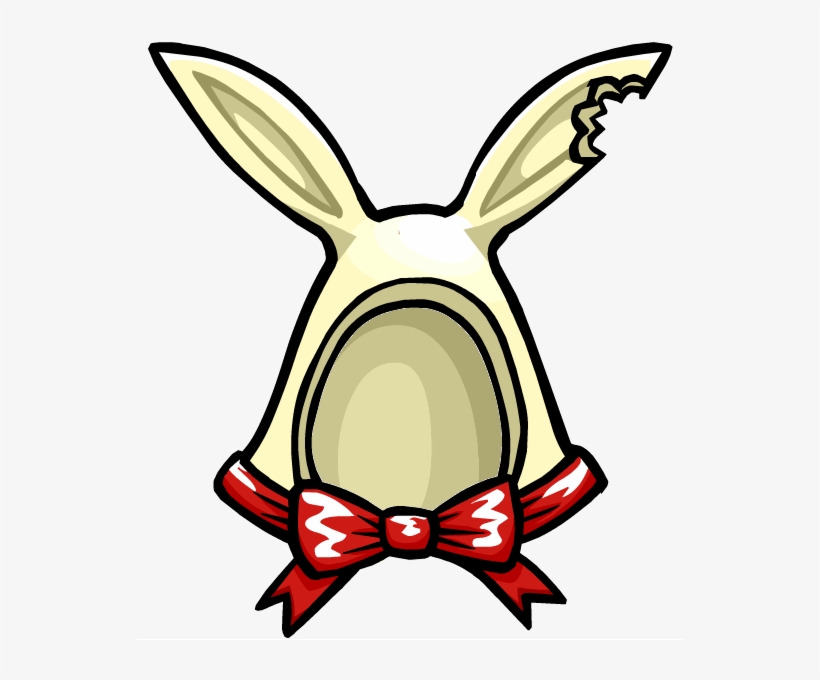 Clip Art Clipart Easter Bunny Rabbit Clip Art - Bunny Ears Club Penguin, transparent png #2860446