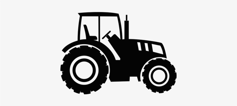 Black Tractor Icon - Agriculture Machine Logo Png, transparent png #2860675