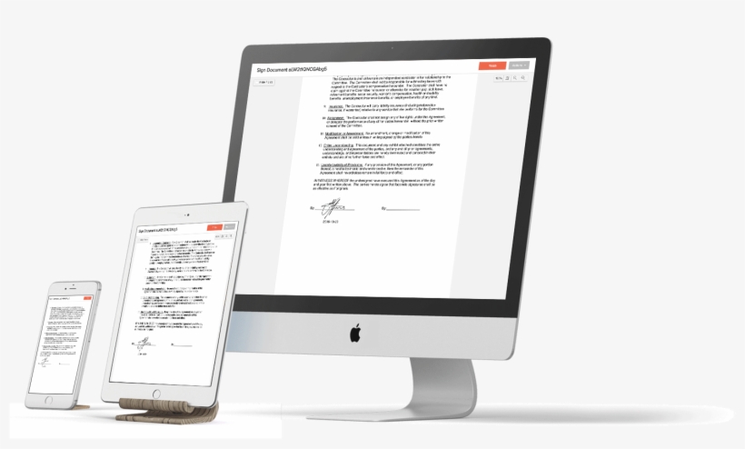 Eversign Makes Legally Binding Digital Signatures Online - Flat Panel Display, transparent png #2860960