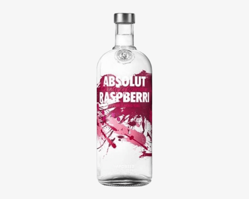 Absolut Raspberri Vodka 1 Litre, transparent png #2861025