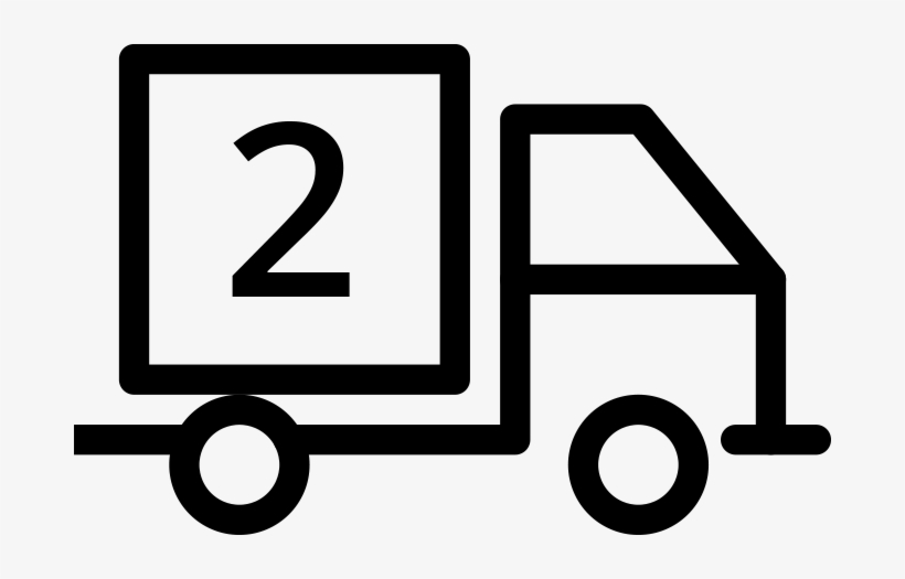 2 Days Shipping - Truck, transparent png #2861084