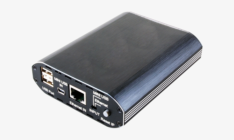 Usb/ethernet To Hdmi Converter With 2 Usb Ports - Usb, transparent png #2861107