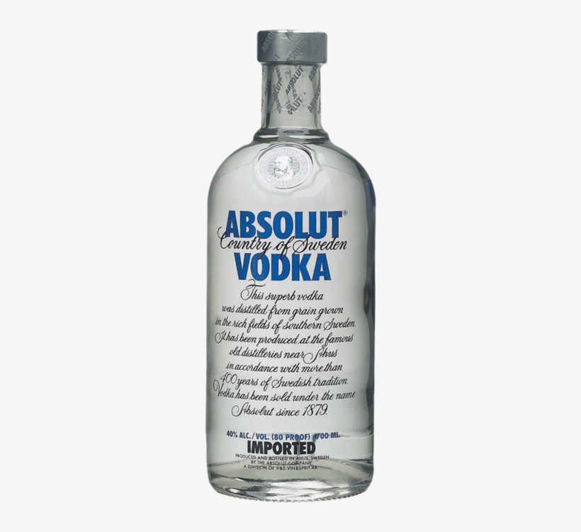 Absolut Vodka 70ml - Absolut Vodka, transparent png #2861110
