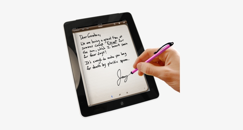 For Those Of You Who Just Have To Write Or Draw On - Stylus For Ipad, transparent png #2861272