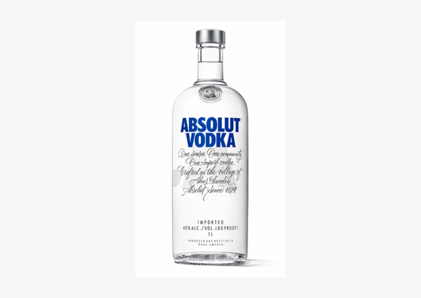 Vodka - Absolut Vodka, transparent png #2861297