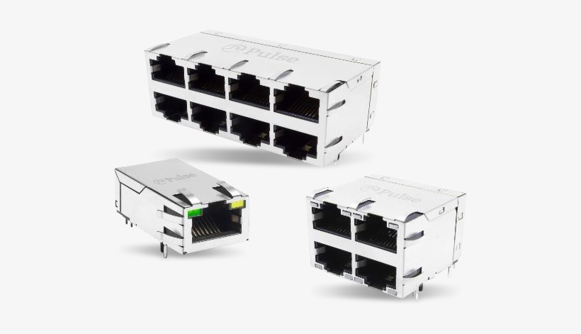 Pulse Electronics - Ethernet Connector Modules, transparent png #2861319