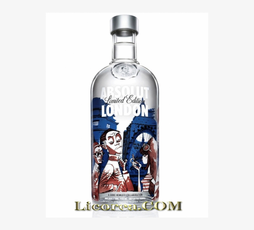 Absolut London Edition - Jamie Hewlett Absolut Vodka, transparent png #2861495