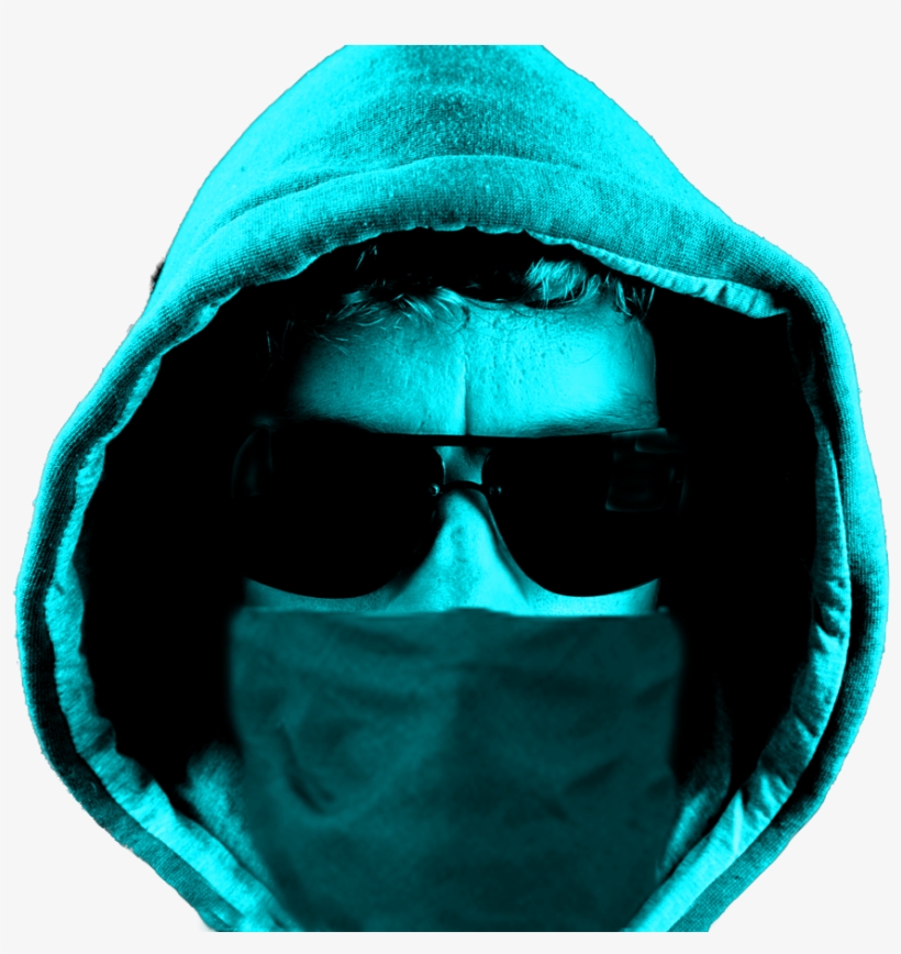 Photo Of A Burglar In Turquoise Hue For Personal Defense - Man, transparent png #2861648