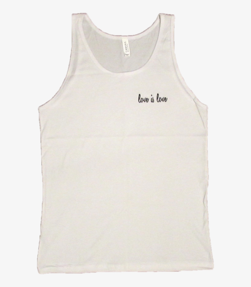 Image Of White Love Is Love Vest - Active Tank, transparent png #2861786