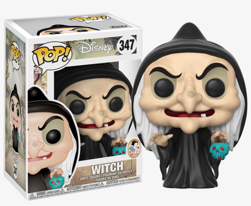 Snow White And The Seven Dwarfs - Disney Snow White Evil Queen Pop! Vinyl Figure, transparent png #2861928