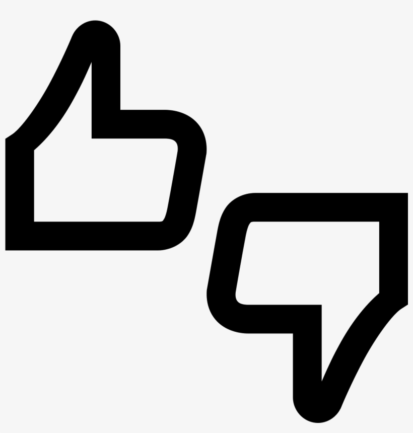Ico Thumbs Up Down - Icon - Free Transparent PNG Download - PNGkey