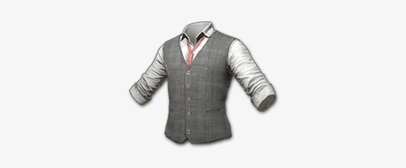 Pubg Tweed Vest Skin Icon - Жилет Серый, transparent png #2862276