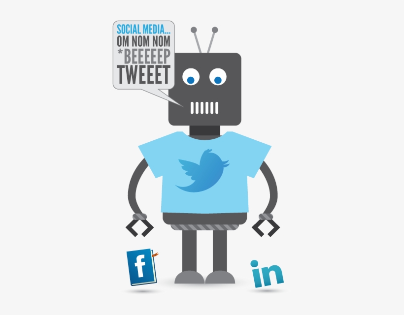 Social Media Automation Robot - Social Media Robot, transparent png #2862440